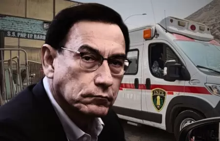 Mart�n Vizcarra fue trasladado de emergencia al Hospital de Ate.
