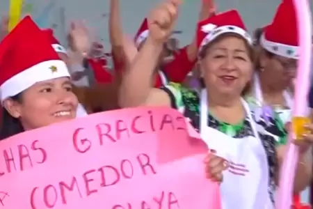 Ollas comunes reciben importante ayuda previo a la Navidad.