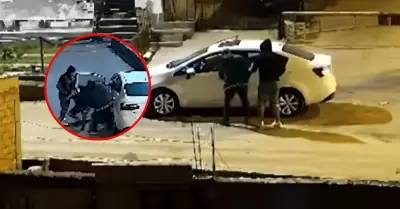 Falsos pasajeros enca�onan y roban veh�culo de taxista por aplicativo