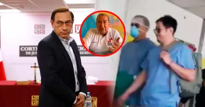 Desde sus redes, Mario Vizcarra comunic� que el expresidente se encuentra establ