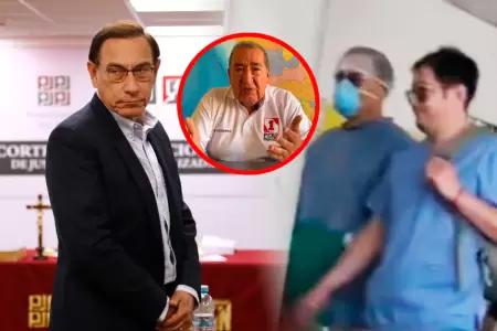 Desde sus redes, Mario Vizcarra comunic� que el expresidente se encuentra establ