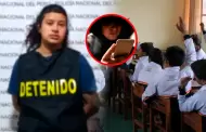 �De no creer! Capturan a exalumna de colegio en El Agustino que extorsionaba a profesores