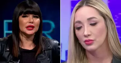 Angie Jibaja volvi� a ver a sus hijos