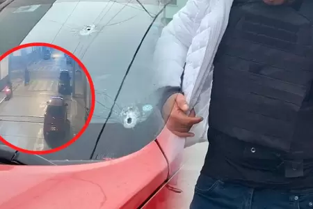 Balean auto de periodista en el Callao.