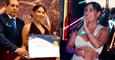 Pamela L�pez recibe SORPRESIVO galard�n a 'cantante revelaci�n'