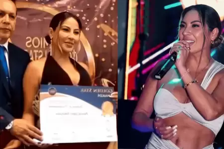 Pamela L�pez recibe SORPRESIVO galard�n a 'cantante revelaci�n'