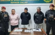 PNP captur� a miembros de la banda criminal 'Los Lobos de Ayacucho' en el Callao: Ten�an una pistola en su poder
