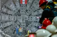 L�nea 2: Tuneladora 'Delia' lleg� a la estaci�n San Marcos en el Cercado de Lima