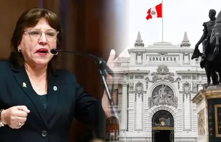 Delia Espinoza present� demanda de amparo contra el Congreso.