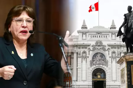 Delia Espinoza present� demanda de amparo contra el Congreso.