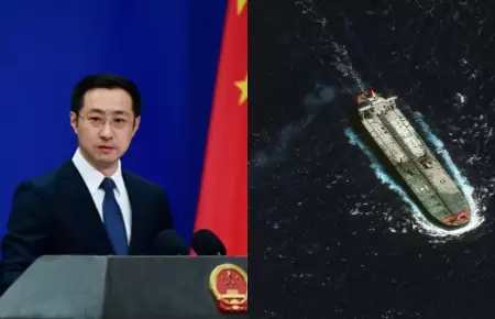 China condena bloqueo estadounidense a petroleros cerca de Venezuela.