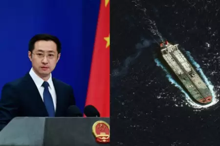 China condena bloqueo estadounidense a petroleros cerca de Venezuela.