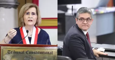 Presidenta del TC lamenta declaraciones de fiscal Jos� Domingo P�rez.