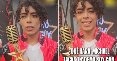 Gabriela Villanueva, imitadora de Michael Jackson