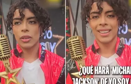 Gabriela Villanueva, imitadora de Michael Jackson