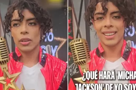 Gabriela Villanueva, imitadora de Michael Jackson