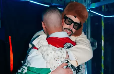 Bad Bunny y J Balvin se reconcilian en M�xico