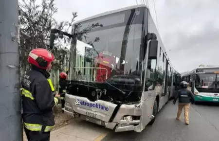 Chofer del Metropolitano perdi� la vida en plena jornada laboral.