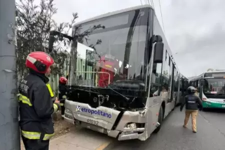 Chofer del Metropolitano perdi� la vida en plena jornada laboral.