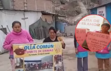 Ollas Com�n denuncian falta de consideraci�n de la MML.