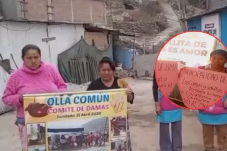 Ollas Com�n denuncian falta de consideraci�n de la MML.