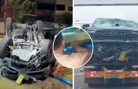 Accidente en Barranca deja un fallecido y tres heridos.