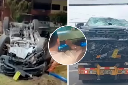 Accidente en Barranca deja un fallecido y tres heridos.