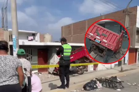 Conductor fallece tras perder el control de su motocarga en Anc�n