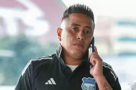 Christian Cueva descart� haberse ido peleado de Emelec.