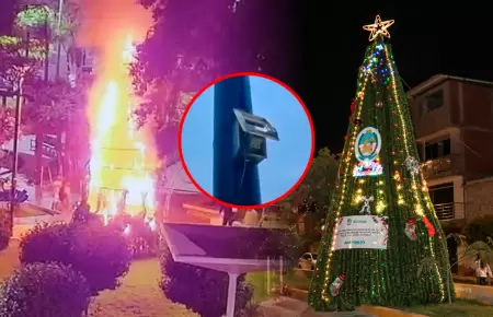 Incendio se produjo durante la noche del �ltimo lunes, a pocos d�as de la llegad