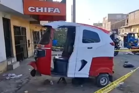 Mototaxista fue acribillado en Comas