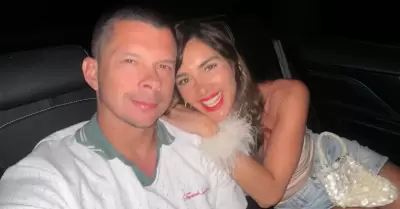 Korina Rivadeneira se fue del pa�s con Mario Hart