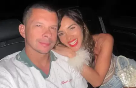 Korina Rivadeneira se fue del pa�s con Mario Hart