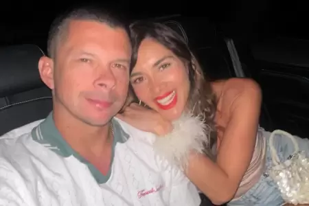 Korina Rivadeneira se fue del pa�s con Mario Hart