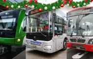 Navidad 2025: Revisa los horarios especiales del Metro, Metropolitano y corredores este 24 y 25 de diciembre