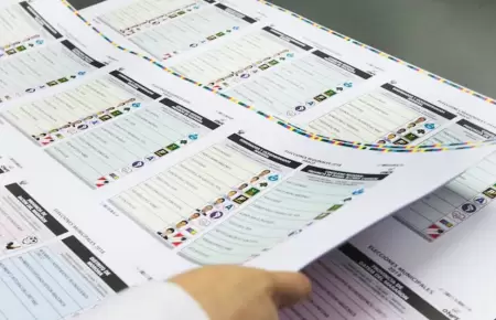 ONPE aprob� dise�o de c�dula electoral