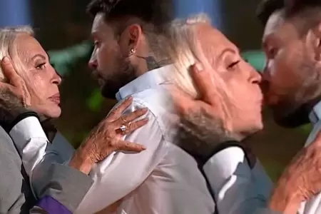 Laura Bozzo y Luis Mateucci se besan en reality.