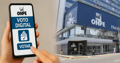 ONPE anuncia apoyo a inscritos para voto digital ante su suspensi�n.