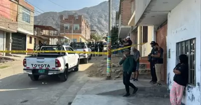 Polic�a pierde la vida en Trujillo tras recibir disparo en su propio colega.