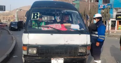 Contin�an los operativos de la ATU contra el transporte informal.