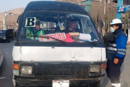 Contin�an los operativos de la ATU contra el transporte informal.