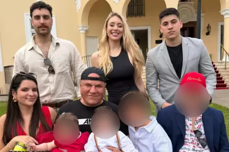 Mauricio Diez Canseco se reuni� con casi todos sus hijos antes de navidad.