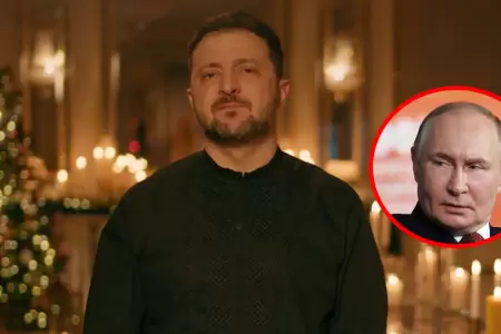 El pol�mico mensaje navide�o de Zelenski.