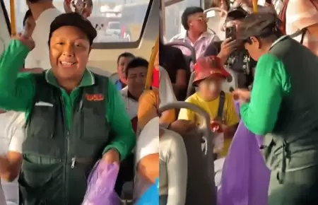 Cobradora de empresa Vipusa entrega regalos a ni�os por Navidad