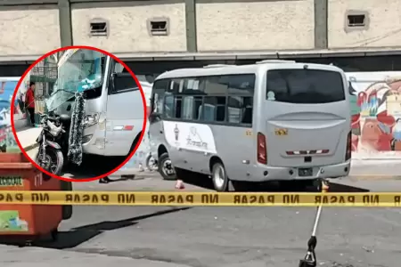 Motociclista fallecer tras ser arrollado por c�ster en Arequipa