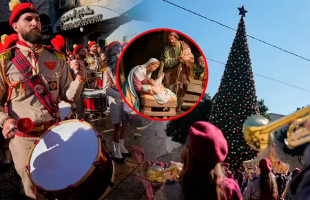 Gracias a la tregua en Gaza, la ciudad b�blica vuelve a sus tradicionales celebr