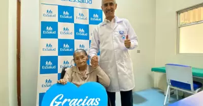 Con 94 a�os, logr� vencer el c�ncer de col�n