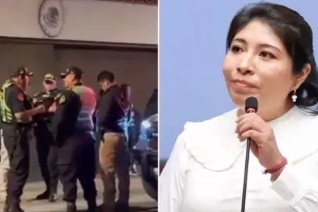 Refuerzo policial frente a la Embajada de M�xico