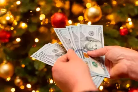 Precio del d�lar en Navidad.