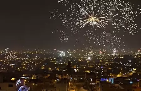 El 80 % de los incendios en Navidad se genera por los juegos pirot�cnicos.